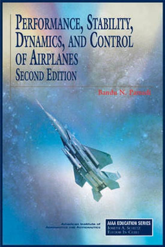 Performance, Stability, Dynamics and Control of Airplanes 1 Edición Bandu N. Pamadi PDF