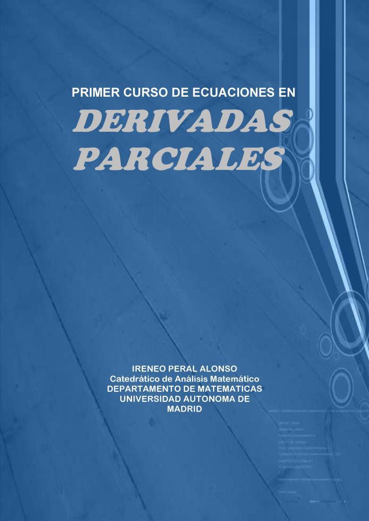 Primer Curso de Ecuaciones en Derivadas Parciales 1 Edición Ireneo Peral Alonso PDF