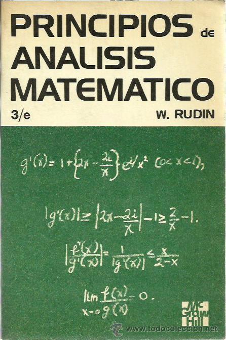 Principios de Análisis Matemático 3 Edición Walter Rudin PDF