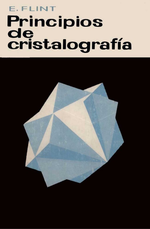Principios de Cristalografía 1 Edición E. Flint PDF