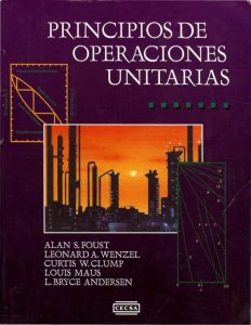 Principios de Operaciones Unitarias 1 Edición Alan S. Foust - PDF | Solucionario