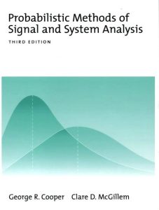 Probabilistic Methods of Signal and System Analysis 3 Edición George R. Cooper - PDF | Solucionario