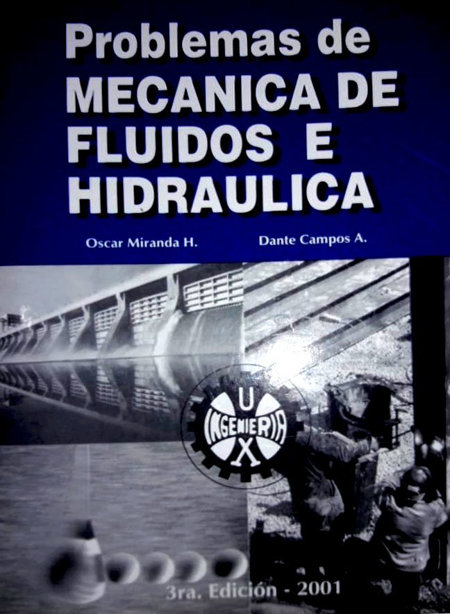 Problemas de Mecanica de Fluidos 3 Edición Oscar Miranda PDF