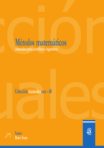 Problemas de Métodos Matemáticos Avanzados 1 Edición Juan Manuel Enrique Muñido - PDF | Solucionario
