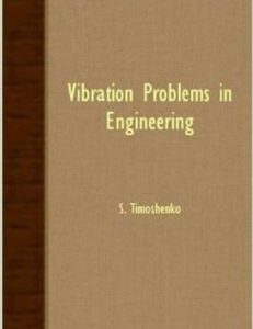 Problemas de Vibraciones en la Ingeniería 2 Edición Stephen Timoshenko - PDF | Solucionario