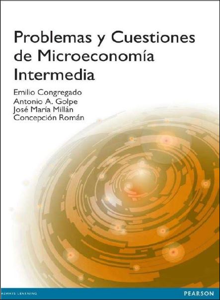 Problemas y Cuestiones de Microeconomía Intermedia 1 Edición Emilio Congregado PDF