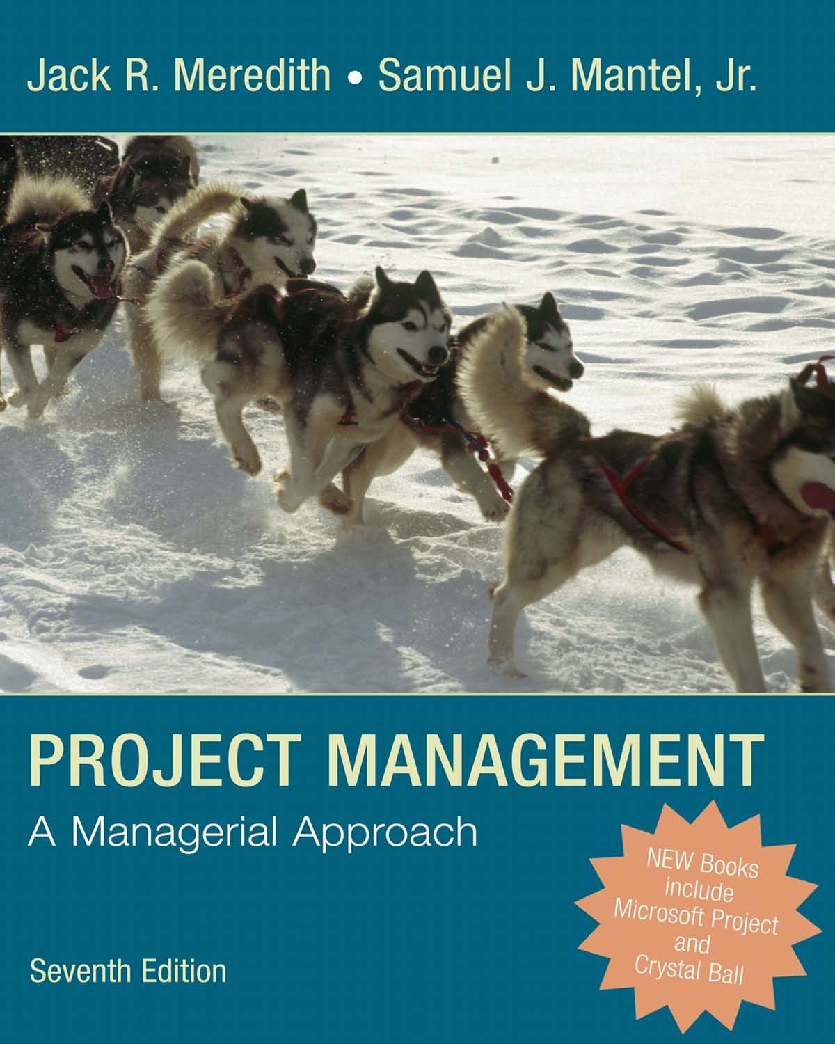 Project Manager: A Managerial Approach 7 Edición Jack R. Meredith PDF