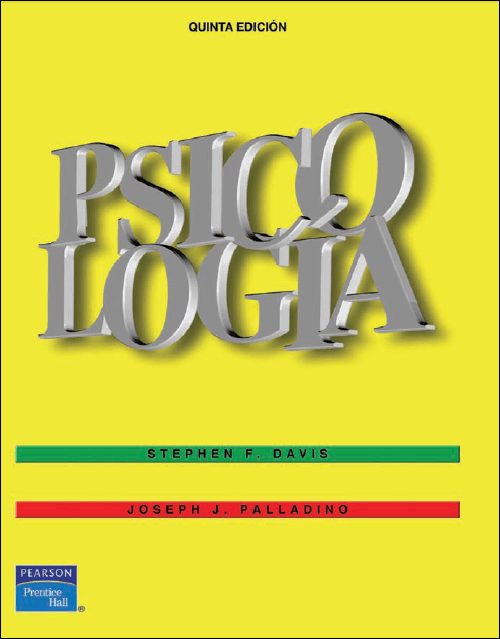Psicología 5 Edición Stephen F. Davis PDF