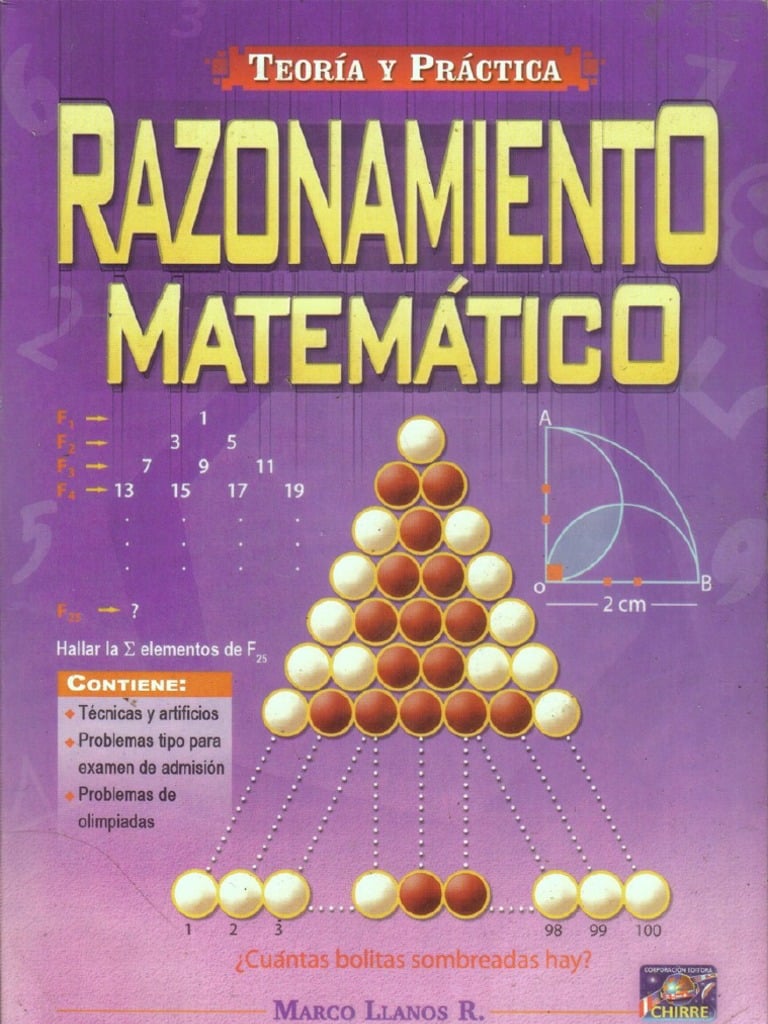 Razonamiento Matemático 1 Edición Marco Llanos R. PDF