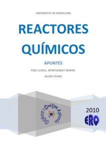 Reactores Químicos: Apuntes 1 Edición Universidad de Barcelona - PDF | Solucionario