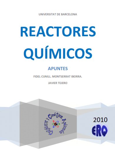 Reactores Químicos: Apuntes 1 Edición Universidad de Barcelona PDF
