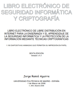 Seguridad Informática y Criptografía 6 Edición Jorge Ramió Aguirre - PDF | Solucionario