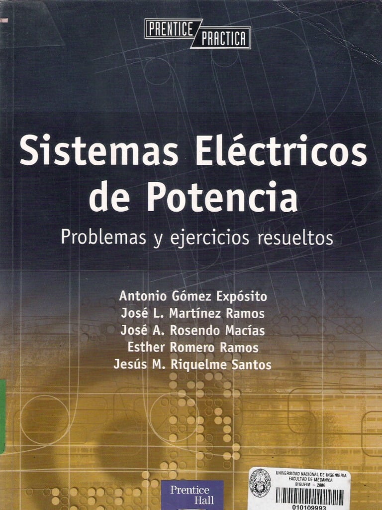 Sistemas Eléctricos de Potencia 1 Edición Antonio Gómez PDF