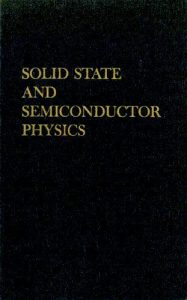 Solid State and Semiconductor Physics 1 Edición John P. McKelvey - PDF | Solucionario