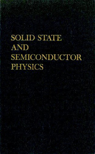 Solid State and Semiconductor Physics 1 Edición John P. McKelvey PDF