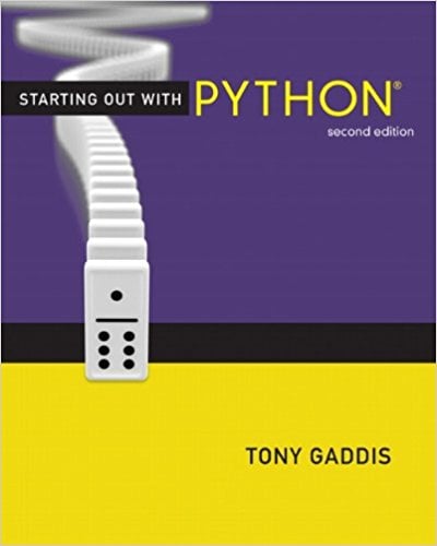 Starting Out with Python 2 Edición Tony Gaddis - PDF | Solucionario