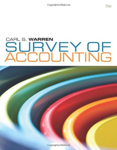 Survey of Accounting 5 Edición Carl S. Warren PDF