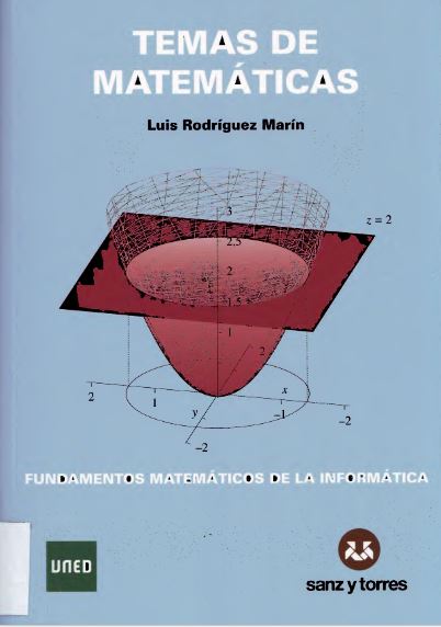 Temas de Matemáticas (UNED) 1 Edición Luis Rodríguez Marín PDF