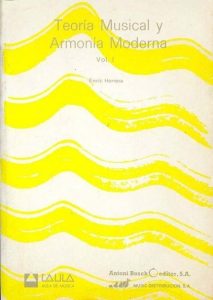 Teoría Musical y Armonía Moderna Vol. 1 1 Edición Enric Herrera - PDF | Solucionario