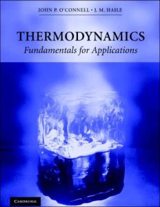 Thermodyninamics: Fundamentals for Applications 1 Edición J. P. O’Connell - PDF | Solucionario