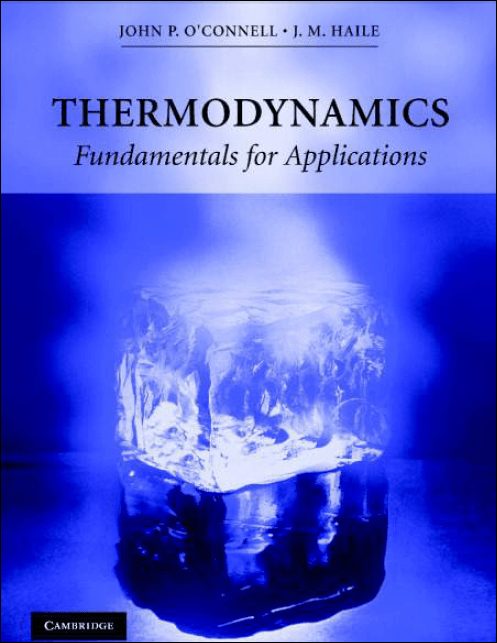 Thermodyninamics: Fundamentals for Applications 1 Edición J. P. O’Connell PDF