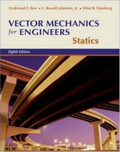 Mecánica Vectorial Para Ingenieros: Estática 8 Edición Beer & Johnston PDF