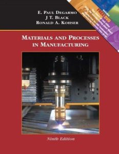 Materials and Processes in Manufacturing 9 Edición E. Paul DeGarmo - PDF | Solucionario